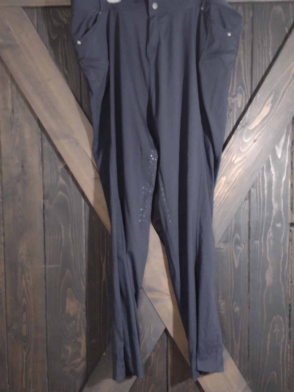 Women's Black Irideon Riding Pants Size 22